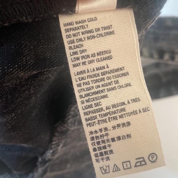 (B22) Free People Black Washed Denim Raw Hem Tank Top, Size M, NWT - Picture 12 of 16